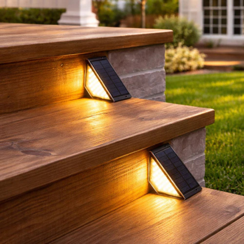 Modern Solar Step Light Decor