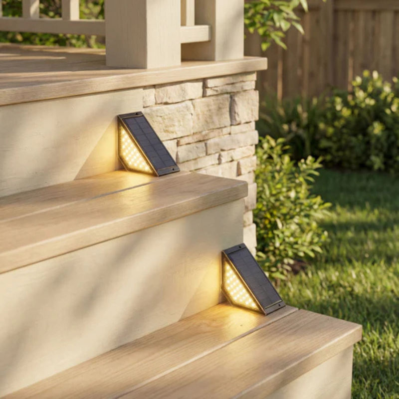 Modern Solar Step Light Decor