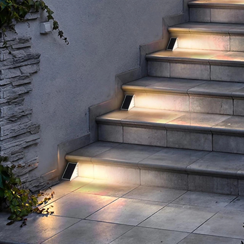 Modern Solar Step Light Decor