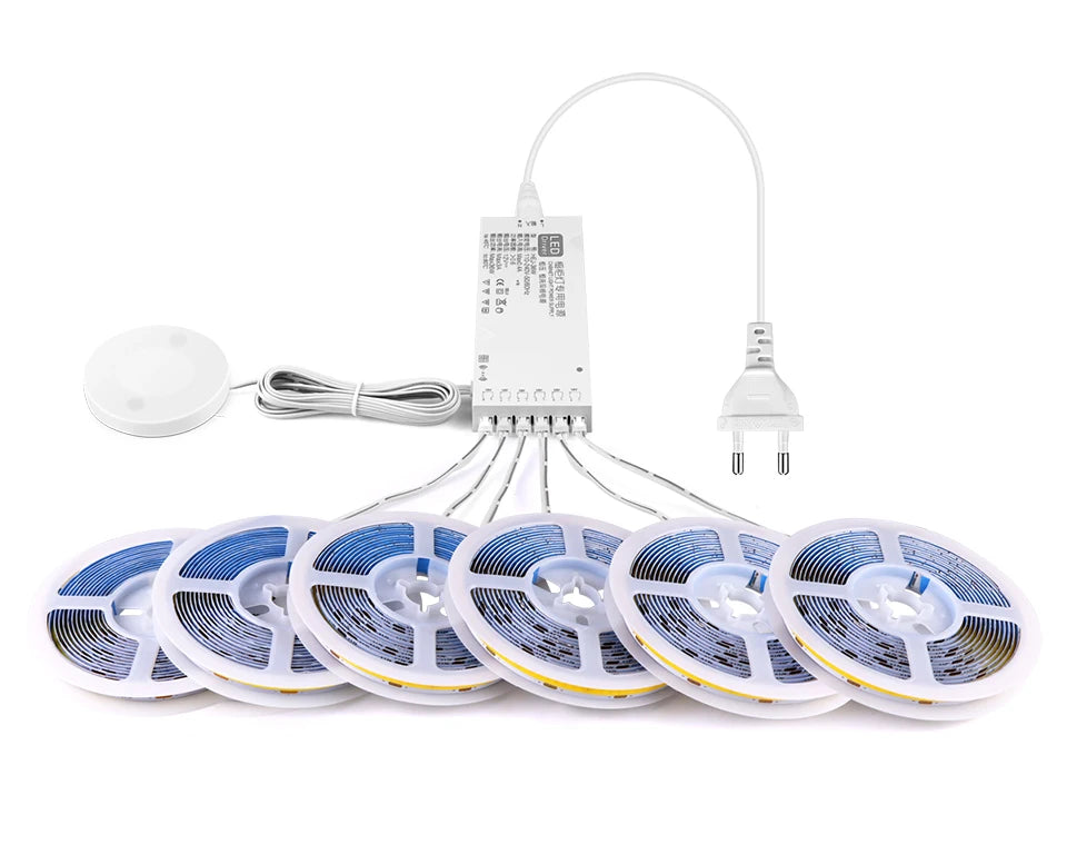 COB LED strip cabinet light close-up