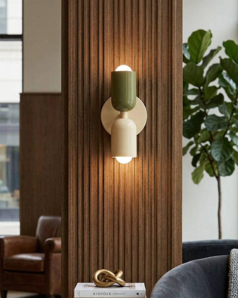 Nordic Macaron LED Wall Sconce Pastel Bedroom Bedside & Study Room Light