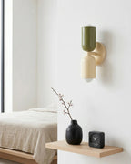 Nordic Macaron LED Wall Sconce Pastel Bedroom Bedside & Study Room Light
