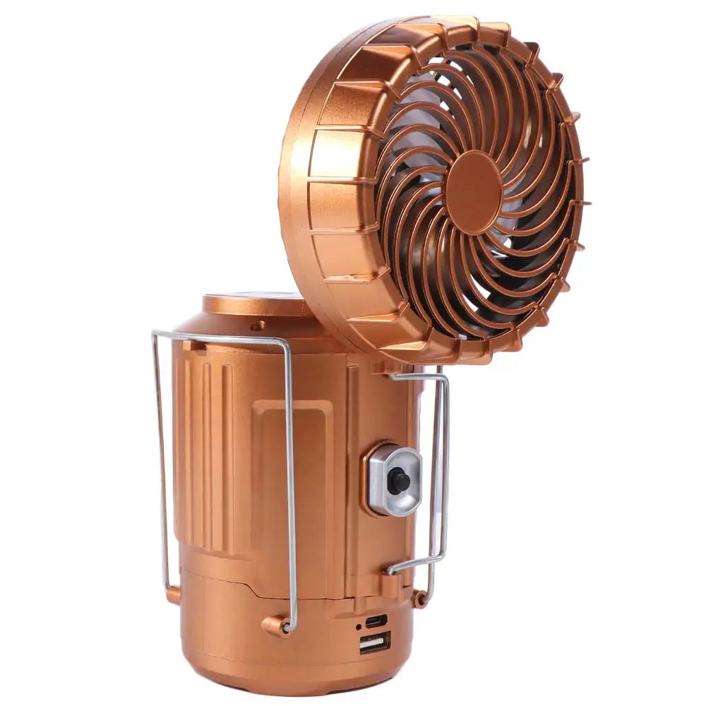 Portable Outdoor Solar Fan Lamp