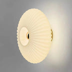 Noor Retro Ribbed Glass Wall Lamp - Sunburst Sconce