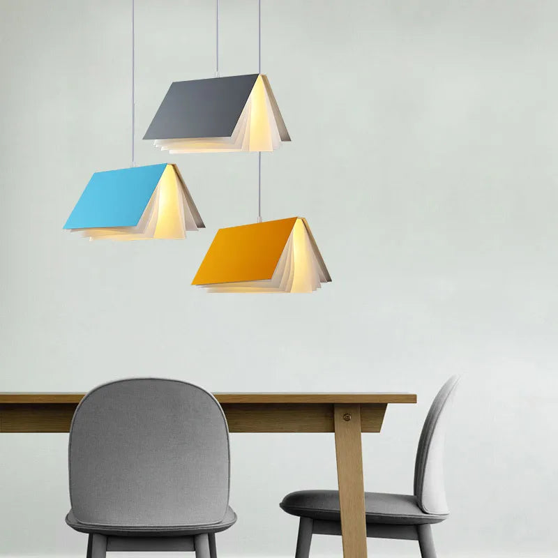 Noor Book Style Art Pendant Light