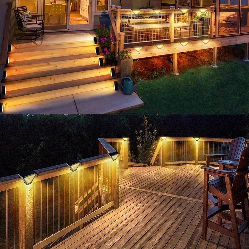 Modern Solar Step Light Decor