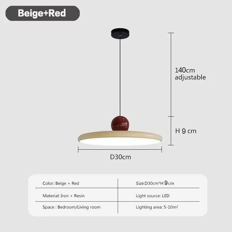 Noor LED Disc Pendant Chandelier - European Retro