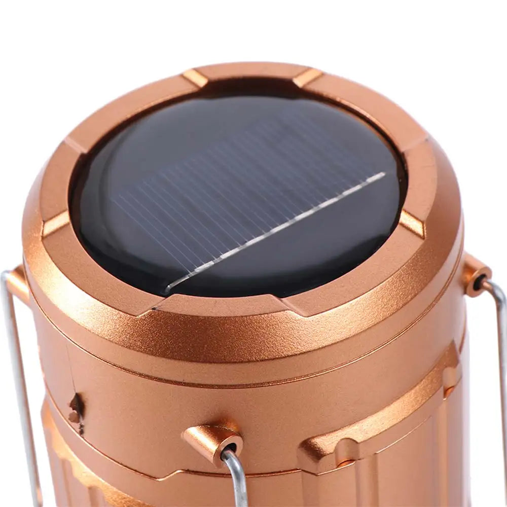 Portable Outdoor Solar Fan Lamp
