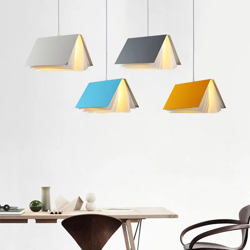 Noor Book Style Art Pendant Light