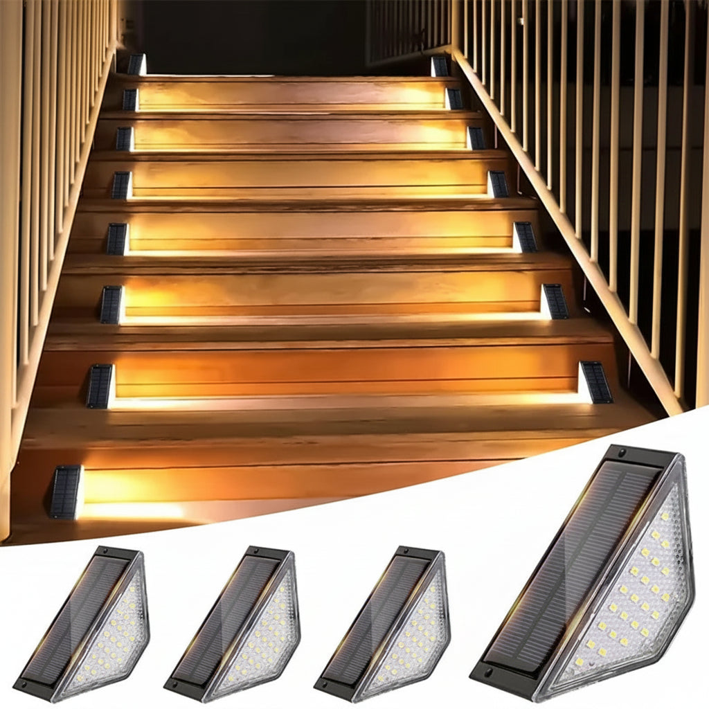 Modern Solar Step Light Decor