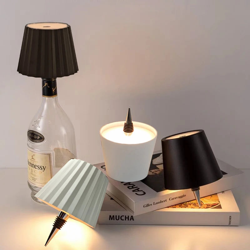 Wireless Bottle Table Lamp