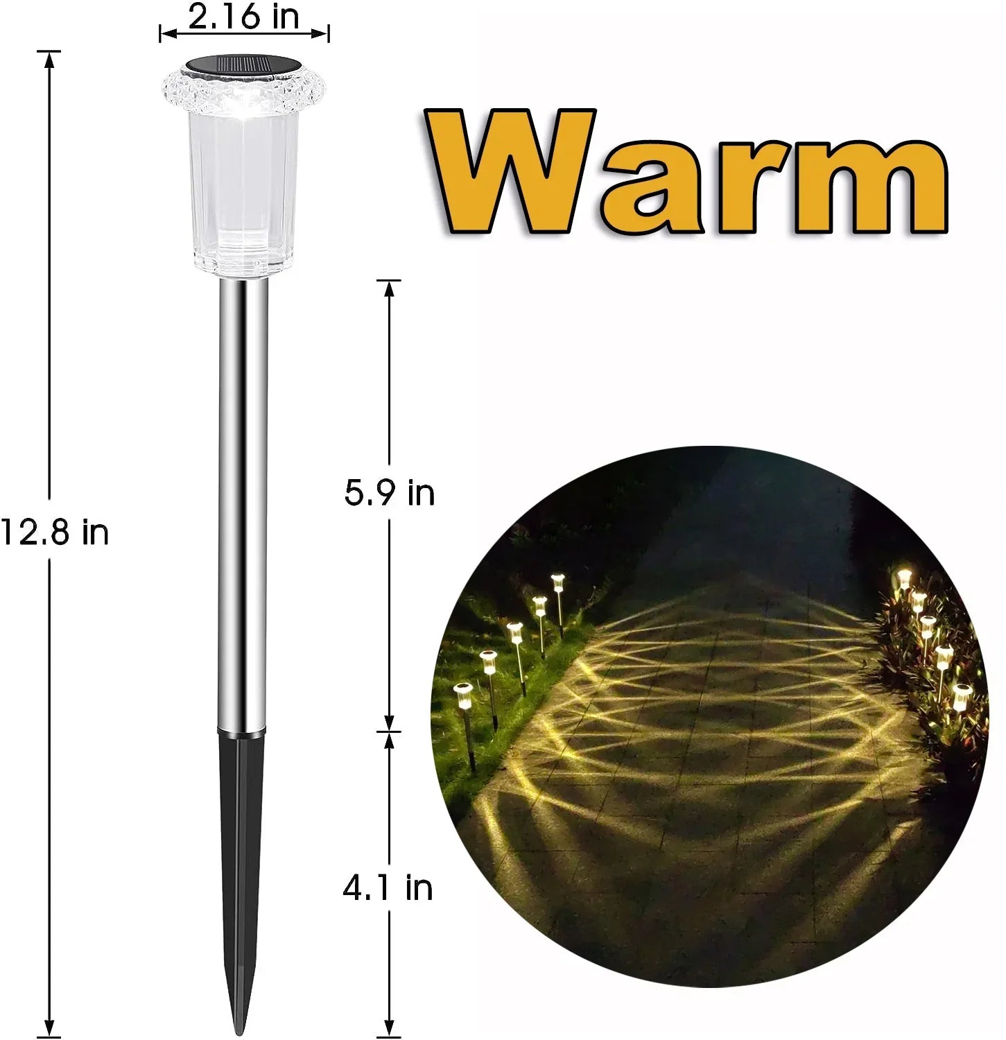 Outdoor Solar Pathway Light Decor