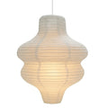 Noor Paper Pendant Lampshade - Handmade White Lamp