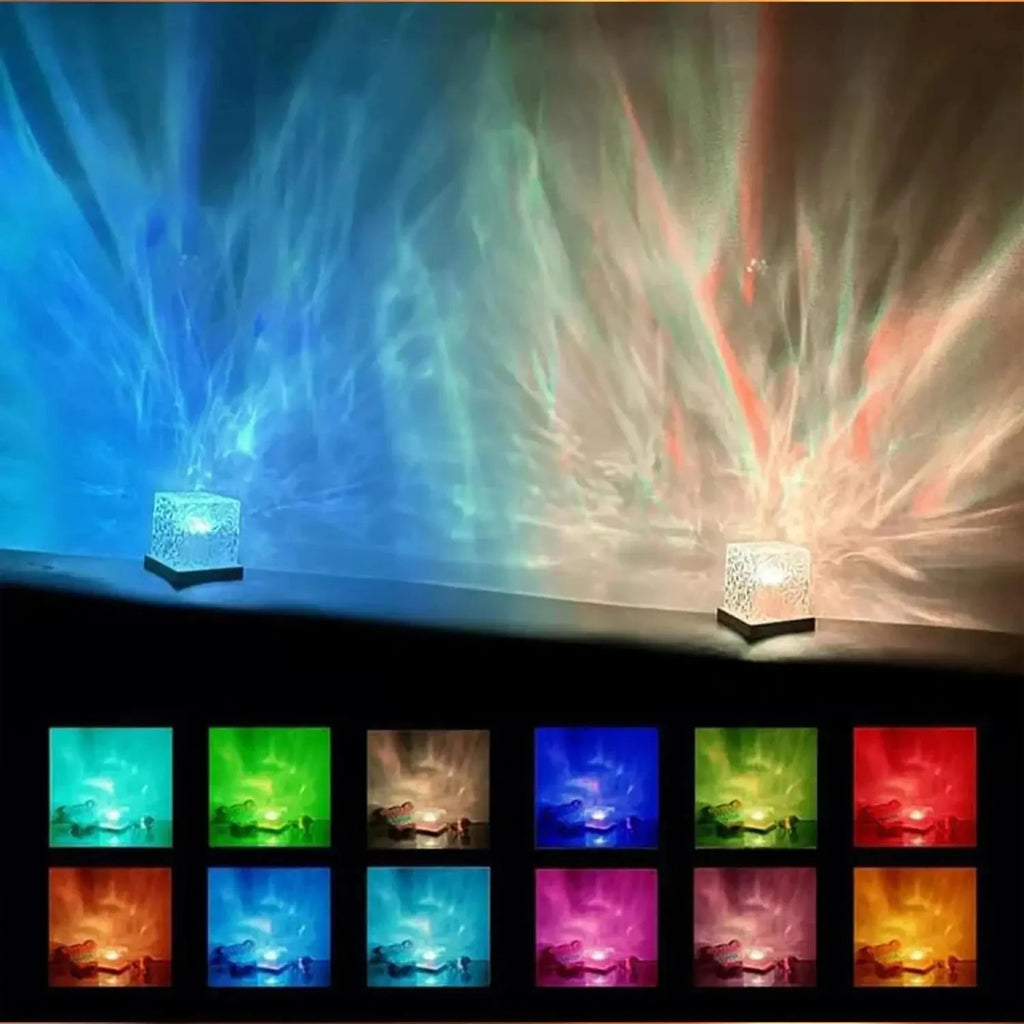 Dynamic Water Ripple Crystal Night Lamp
