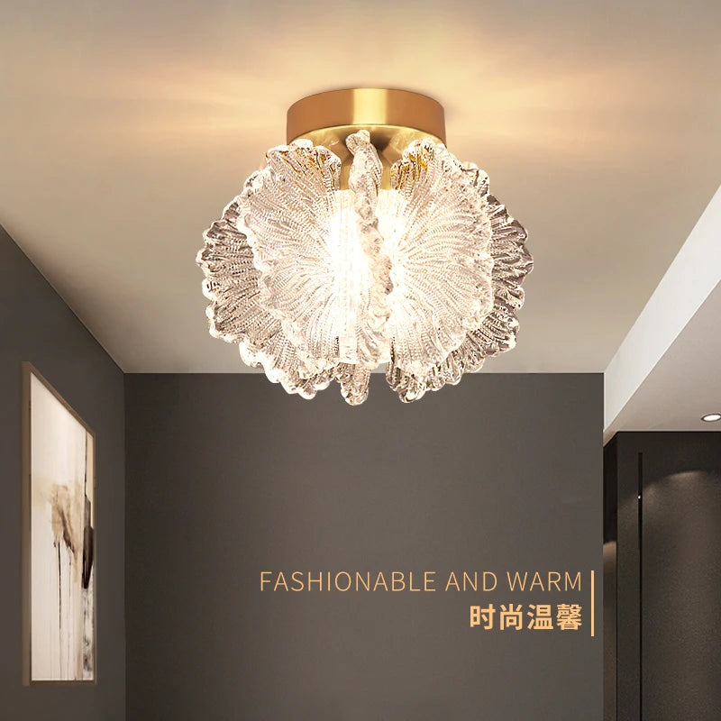 Nordic Cream Acrylic Flower Chandelier