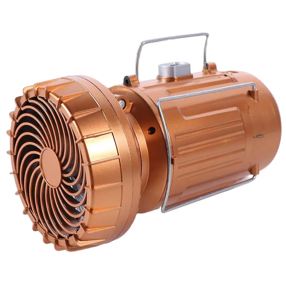 Portable Outdoor Solar Fan Lamp
