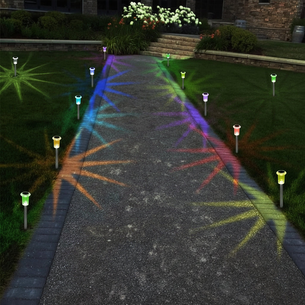 Outdoor Solar Pathway Light Decor