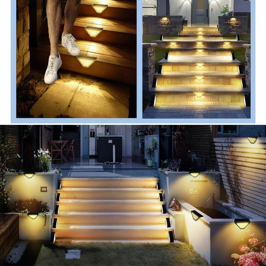 Modern Solar Step Light Decor