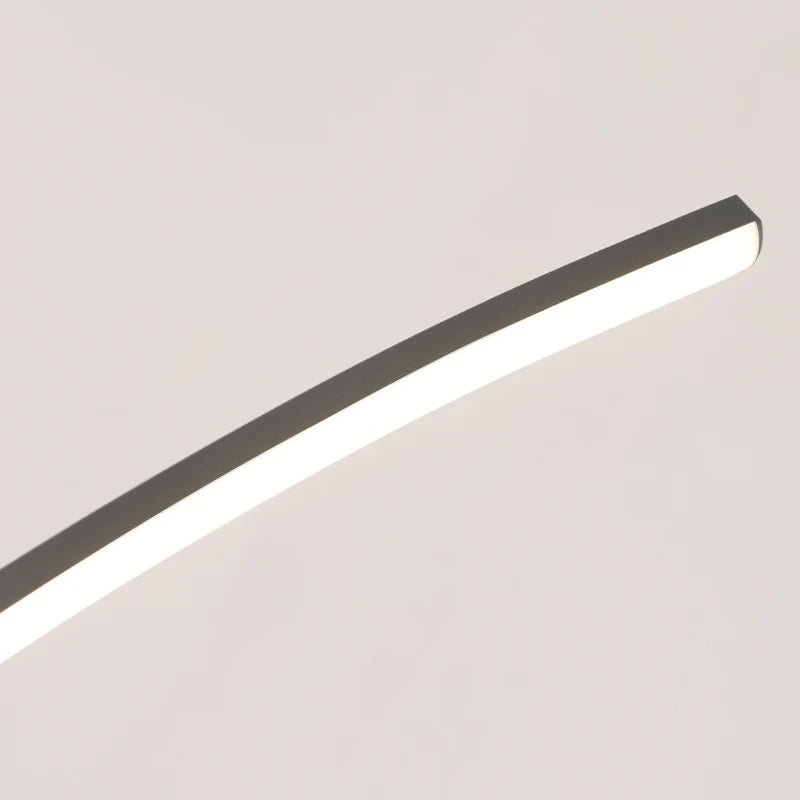 Noor Curved LED Arc Pendant Light