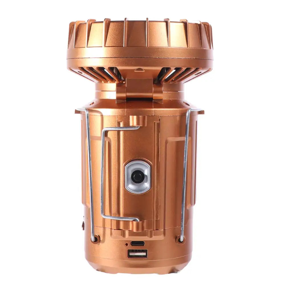 Portable Outdoor Solar Fan Lamp