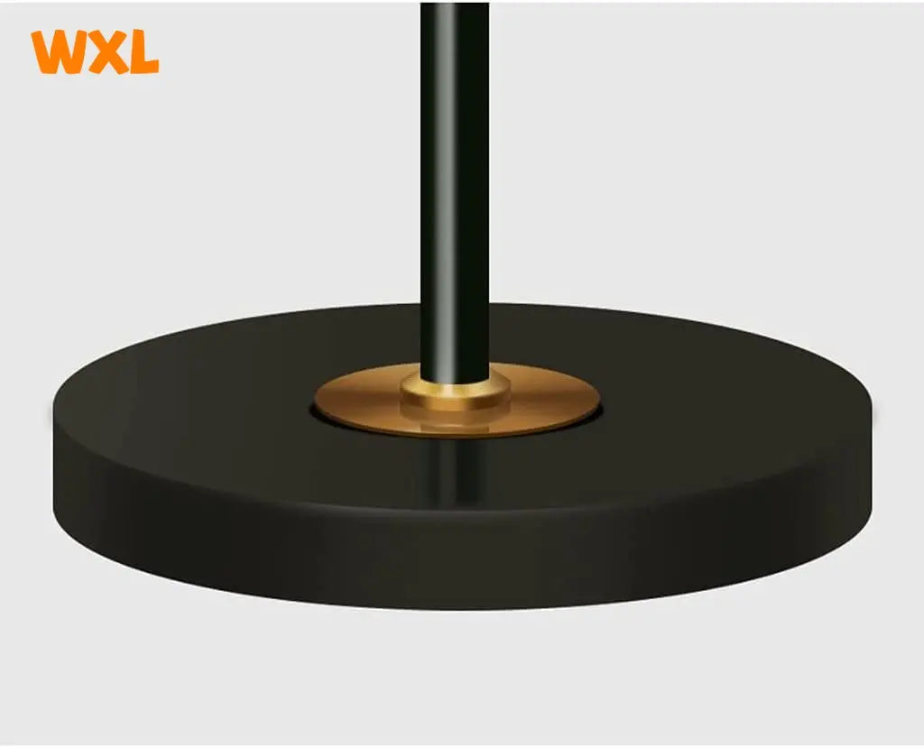 Noor Adjustable Floor Lamp - Modern Black Reading Light