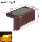 Outdoor Solar Fence Path Lights