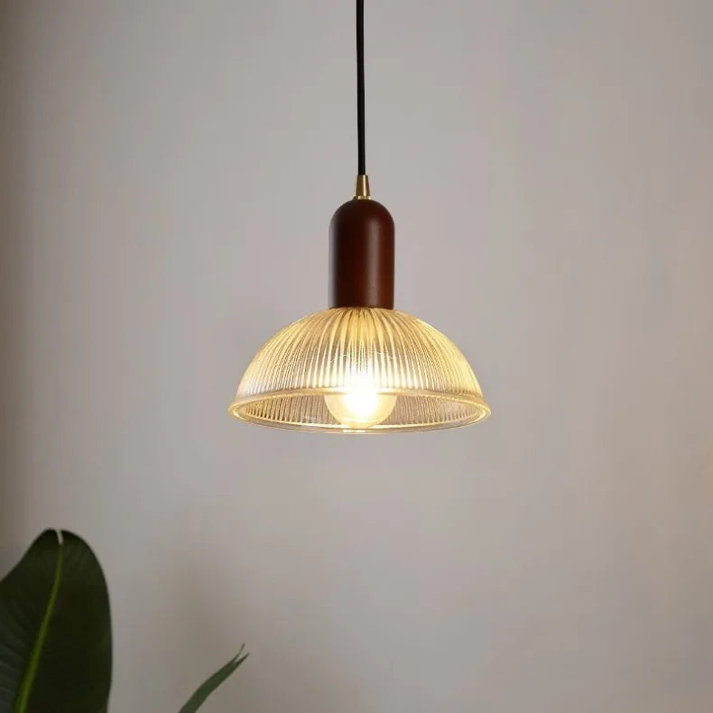 Nordic Wood Bedroom Pendant Lamp