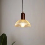 Nordic Wood Bedroom Pendant Lamp