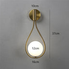 Modern Glass Ball Wall Lamp