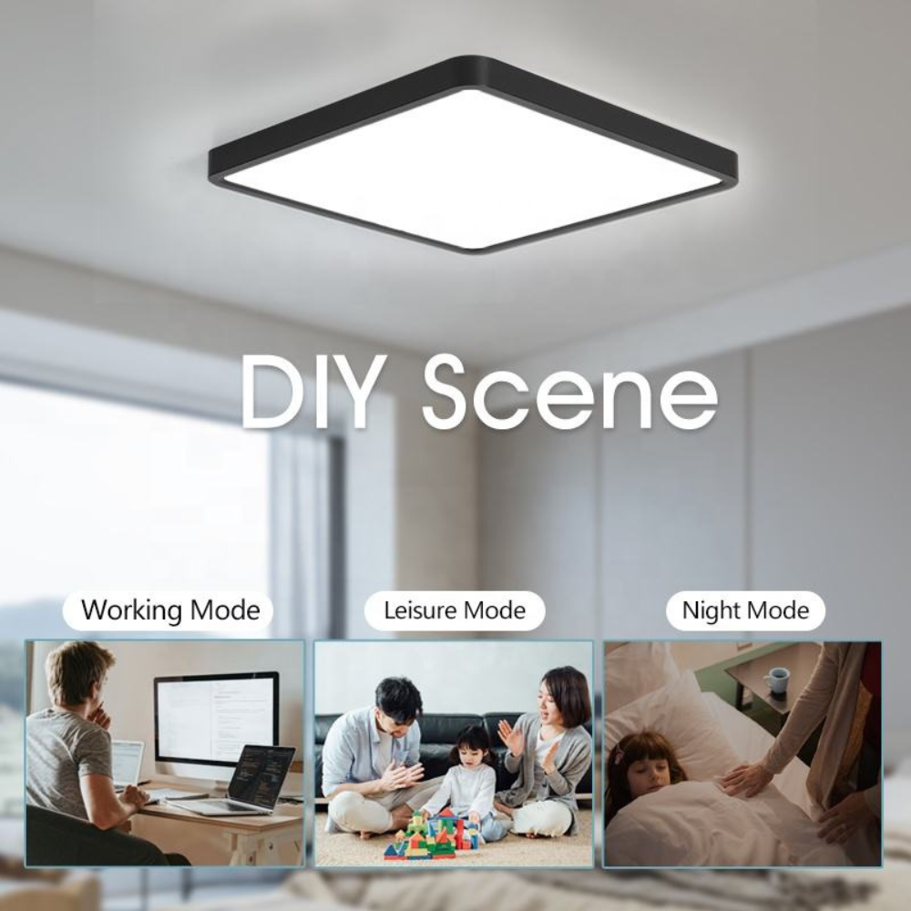 Smart Wood Grain Ceiling Lamp