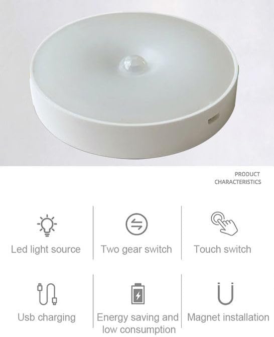 battery powered motion sensor light rechargeable base
