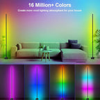 best floor lamps for living room in dark ambient setting
