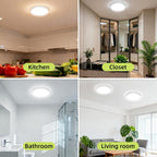 best led ceiling lights for bedroom lit up in living room
