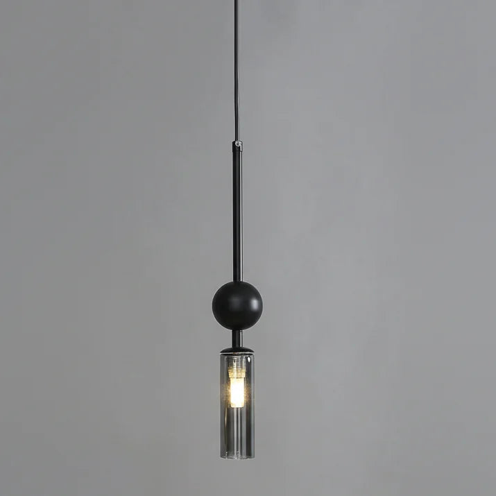 Nordic Light Luxury Pendant Hanging Lamp - Gold Black Iron Art Chandelier LED Restaurant Bedroom Bedside Glass Decoration Hanging Light