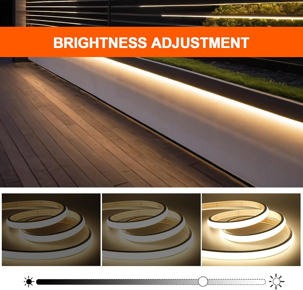 flexible led strip lights bending around corner