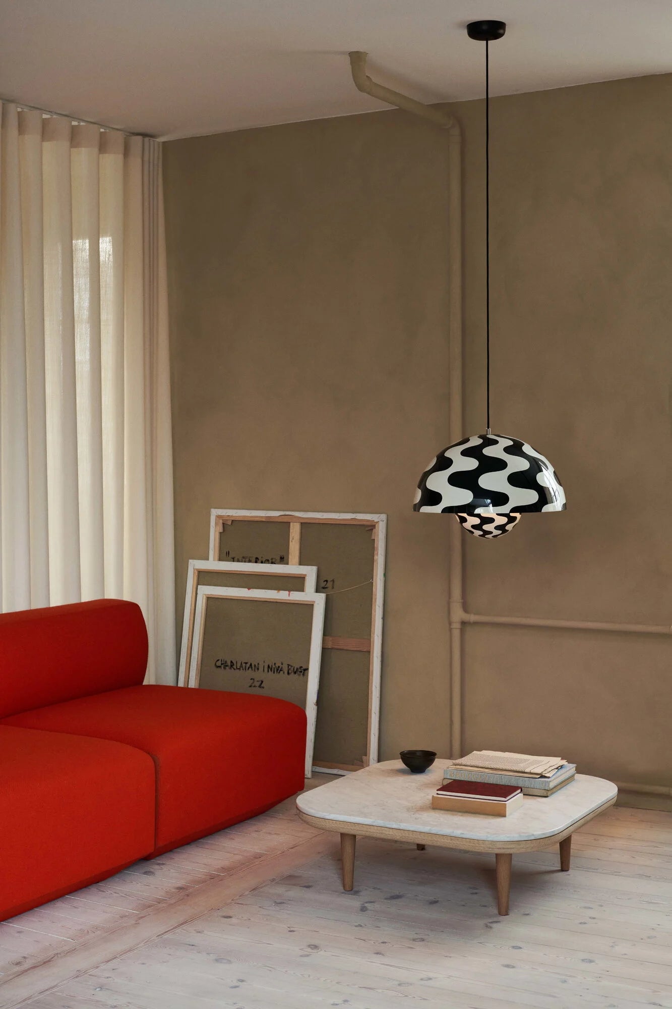 flowerpot style pendant lamp bar counter