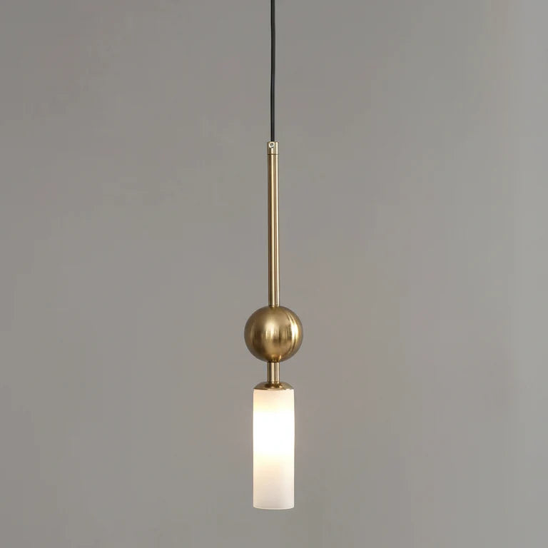 Nordic Light Luxury Pendant Hanging Lamp - Gold Black Iron Art Chandelier LED Restaurant Bedroom Bedside Glass Decoration Hanging Light