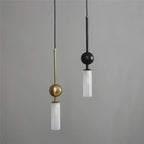 lamp hanging light glass shade detail