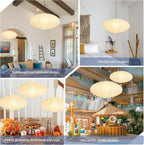 paper lantern string lights vs pendant comparison