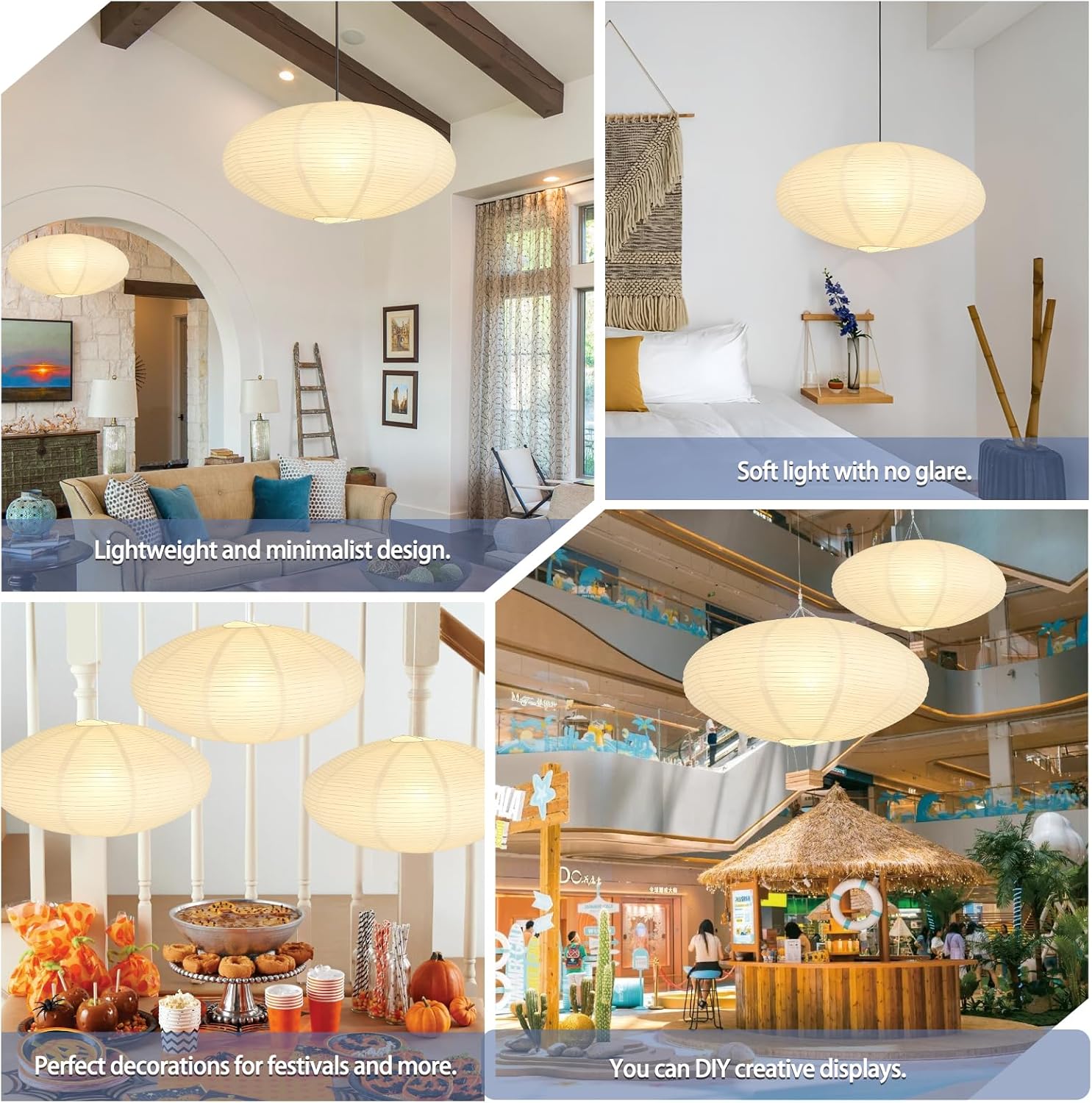 paper lantern string lights vs pendant comparison