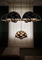 pendant lights for kitchen colored glass detail