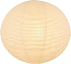 round rice paper lantern texture close up